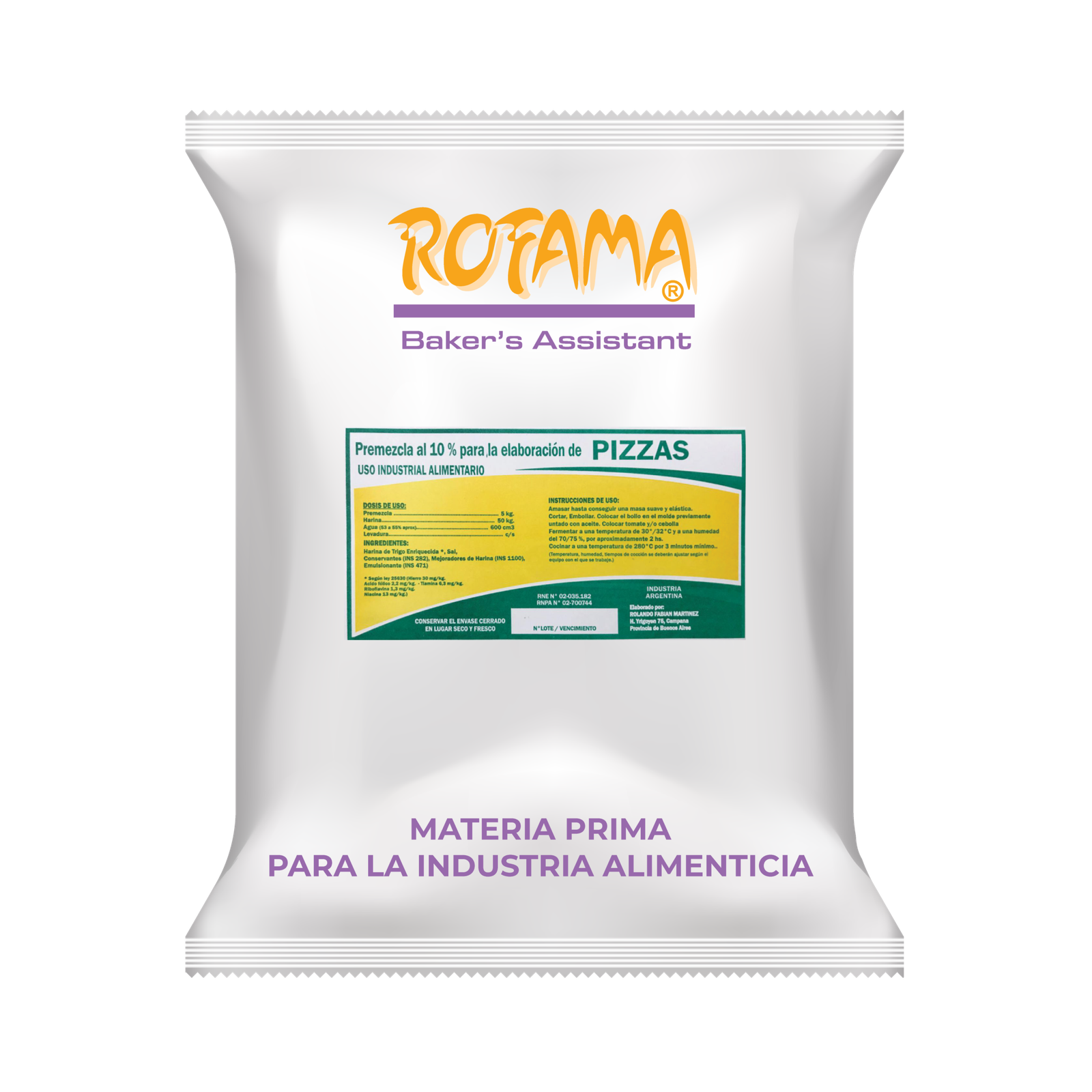 Núcleo ROFAMA para Pizza — 5KG