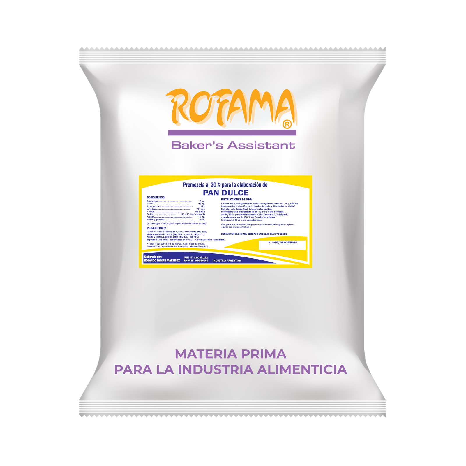 Núcleo ROFAMA para Pan Dulce